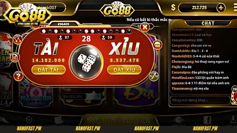 Tài Xỉu Go88 - Luật chơi đơn giản, trả thưởng cao 6 Giới thiệu và hướng dẫn cách chơi Tài xỉu Go88